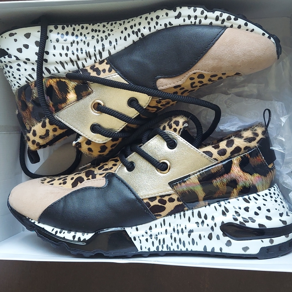 Steve Madden Animal Print Sneakers